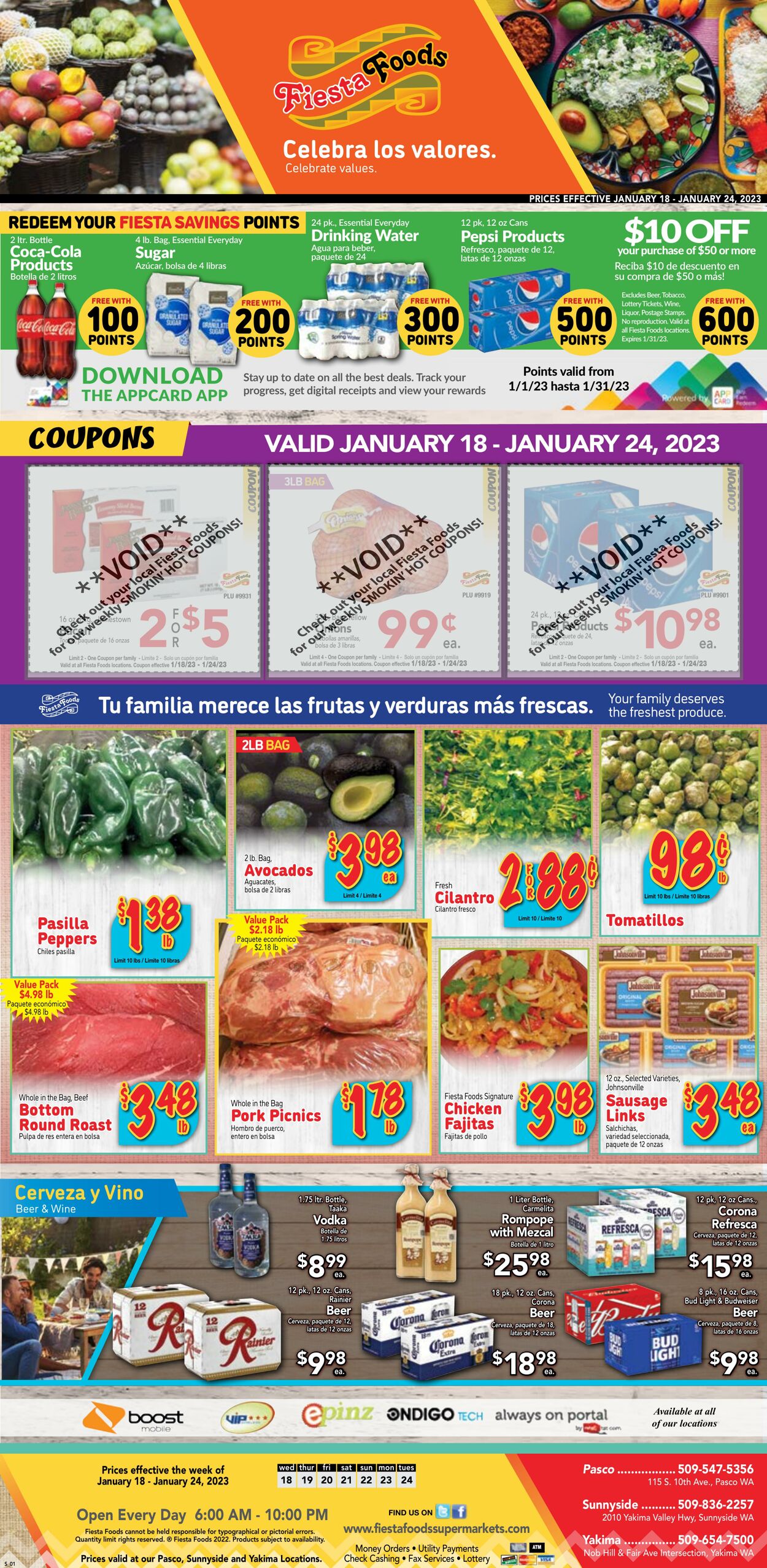 Weekly ad Fiesta Foods 01/18/2023-01/24/2023