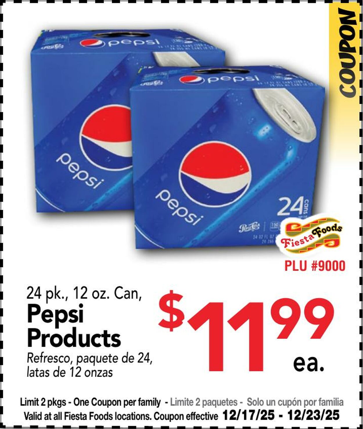 Weekly ad Fiesta Foods 12/17/2025 - 12/23/2025