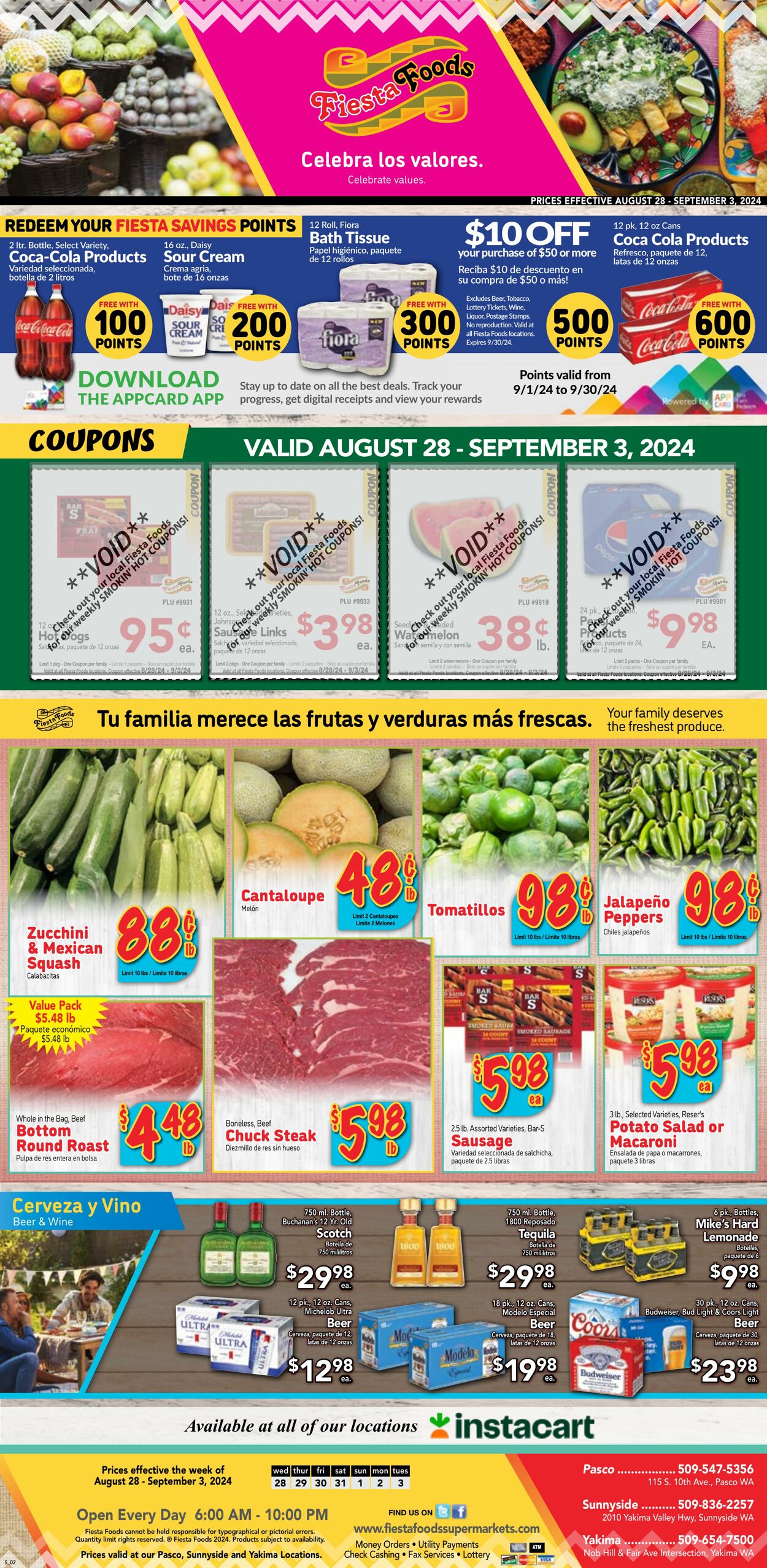 Weekly ad Fiesta Foods 08/28/2024 - 09/03/2024