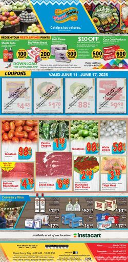 Weekly ad Fiesta Foods 06/11/2025 - 06/17/2025