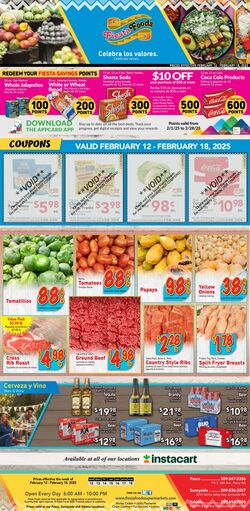 Weekly ad Fiesta Foods 12/11/2024 - 12/17/2024