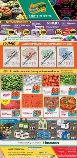 Weekly ad Fiesta Foods 09/13/2023 - 09/19/2023