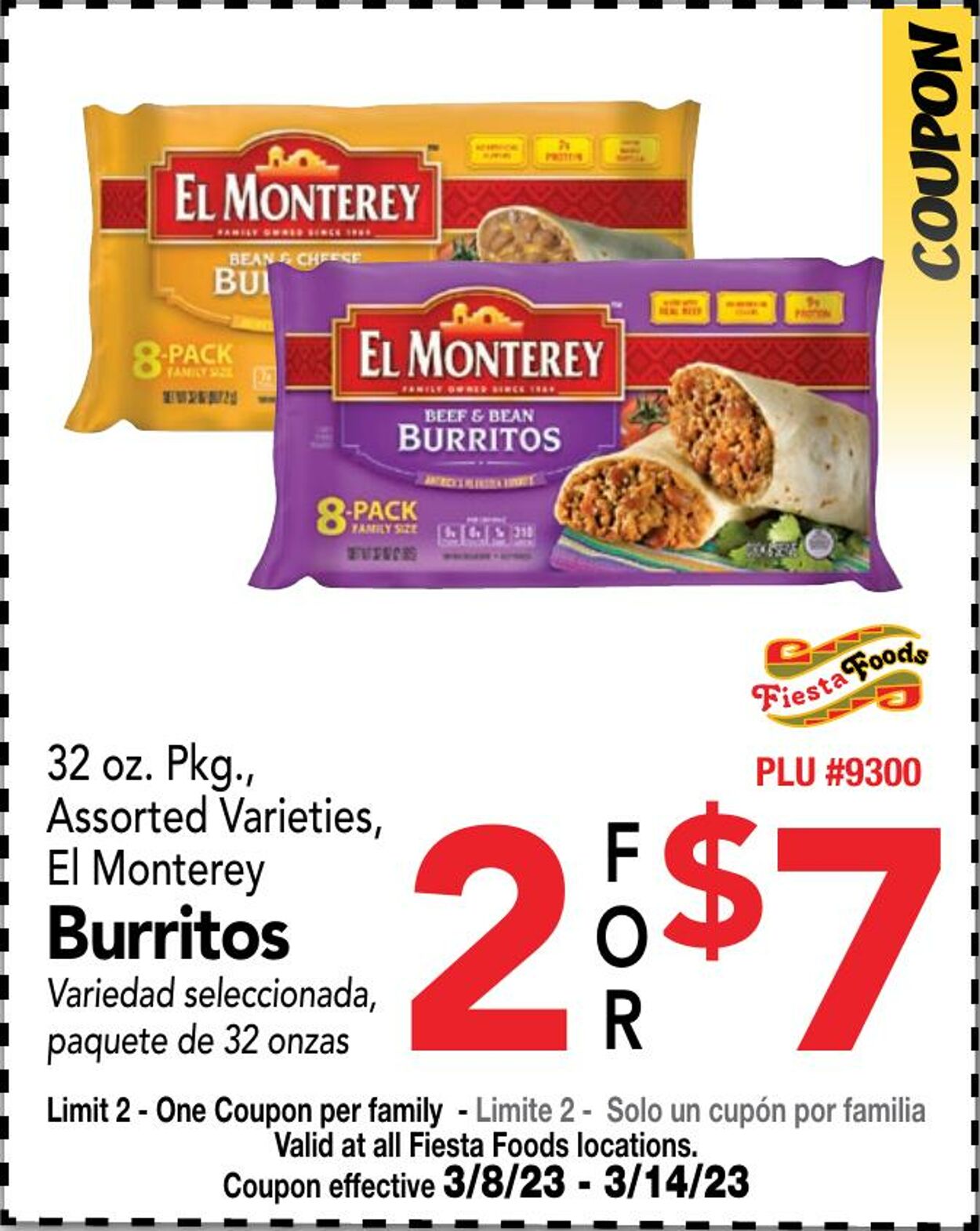 Weekly ad Fiesta Foods 03/08/2023 - 03/14/2023