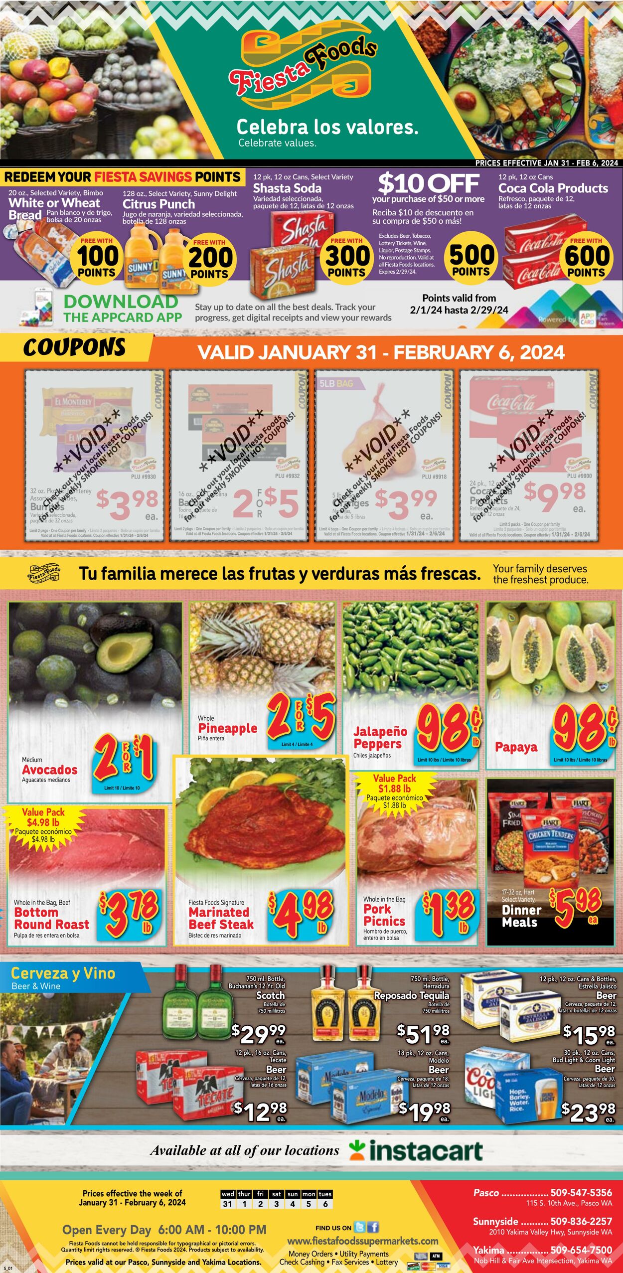 Weekly ad Fiesta Foods 01/31/2024 - 02/06/2024