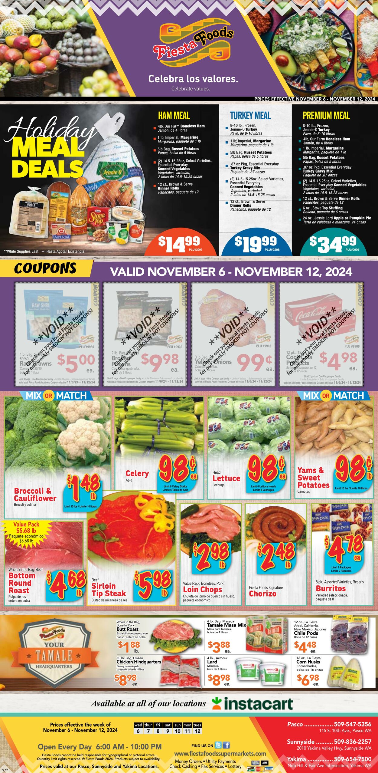 Weekly ad Fiesta Foods 11/06/2024 - 11/12/2024