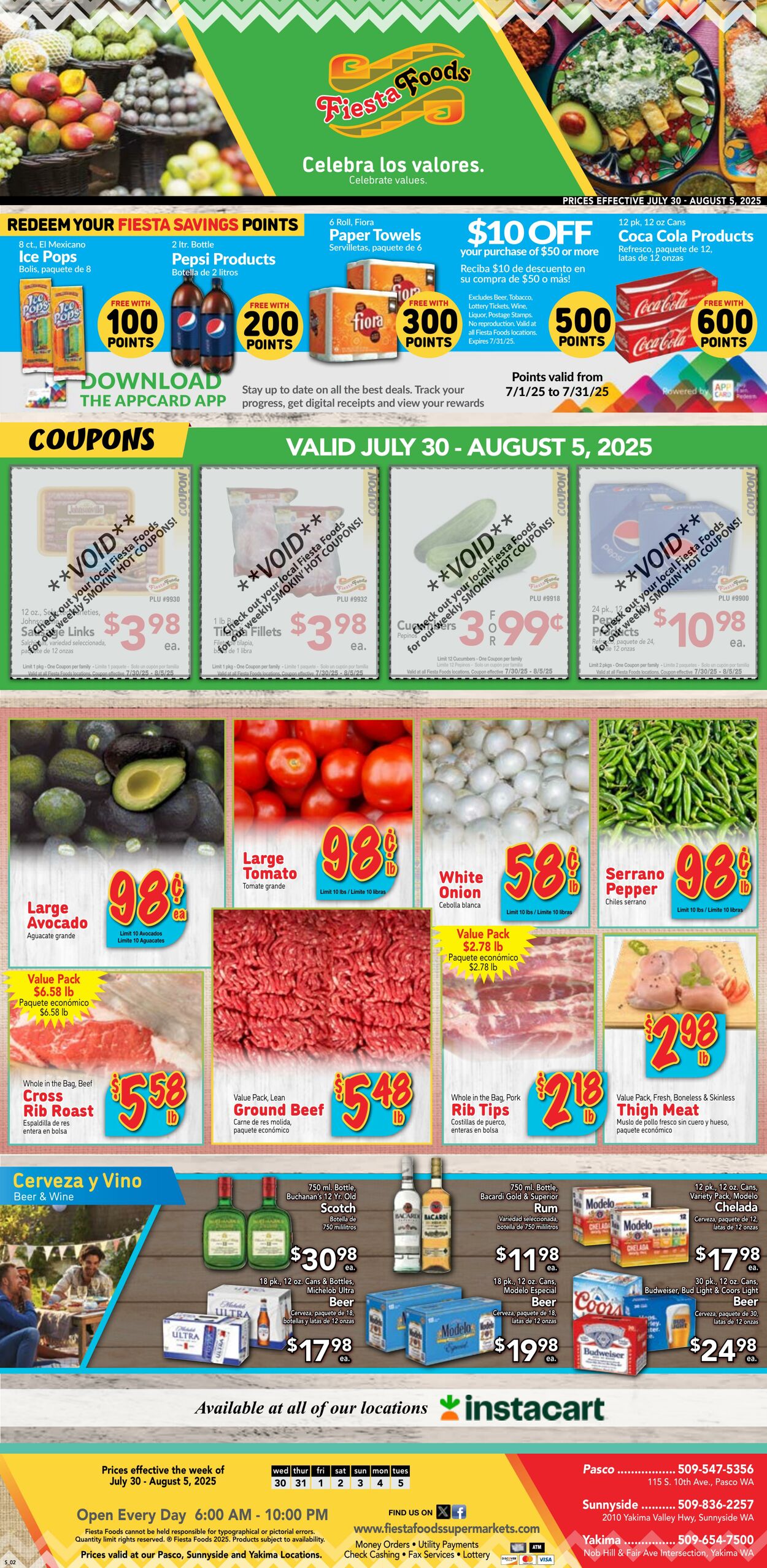 Weekly ad Fiesta Foods 07/30/2025 - 08/05/2025