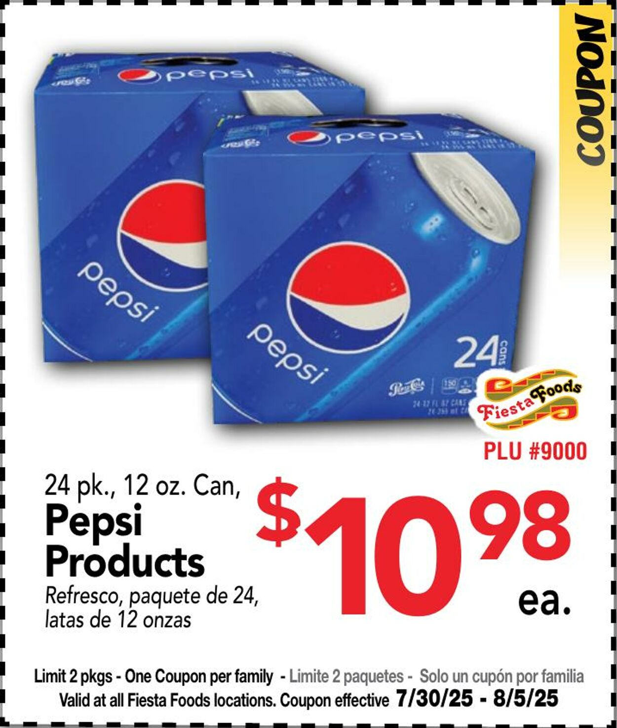 Weekly ad Fiesta Foods 07/30/2025 - 08/05/2025