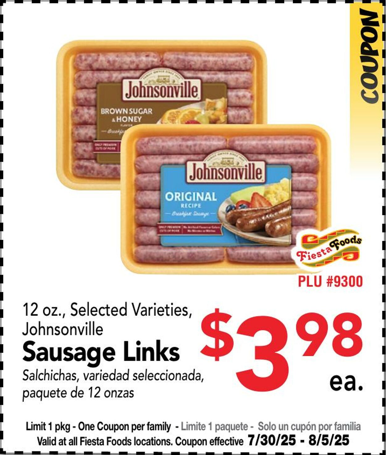Weekly ad Fiesta Foods 07/30/2025 - 08/05/2025