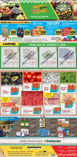 Weekly ad Fiesta Foods 07/30/2025 - 08/05/2025