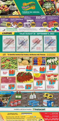 Weekly ad Fiesta Foods 08/30/2023 - 09/05/2023