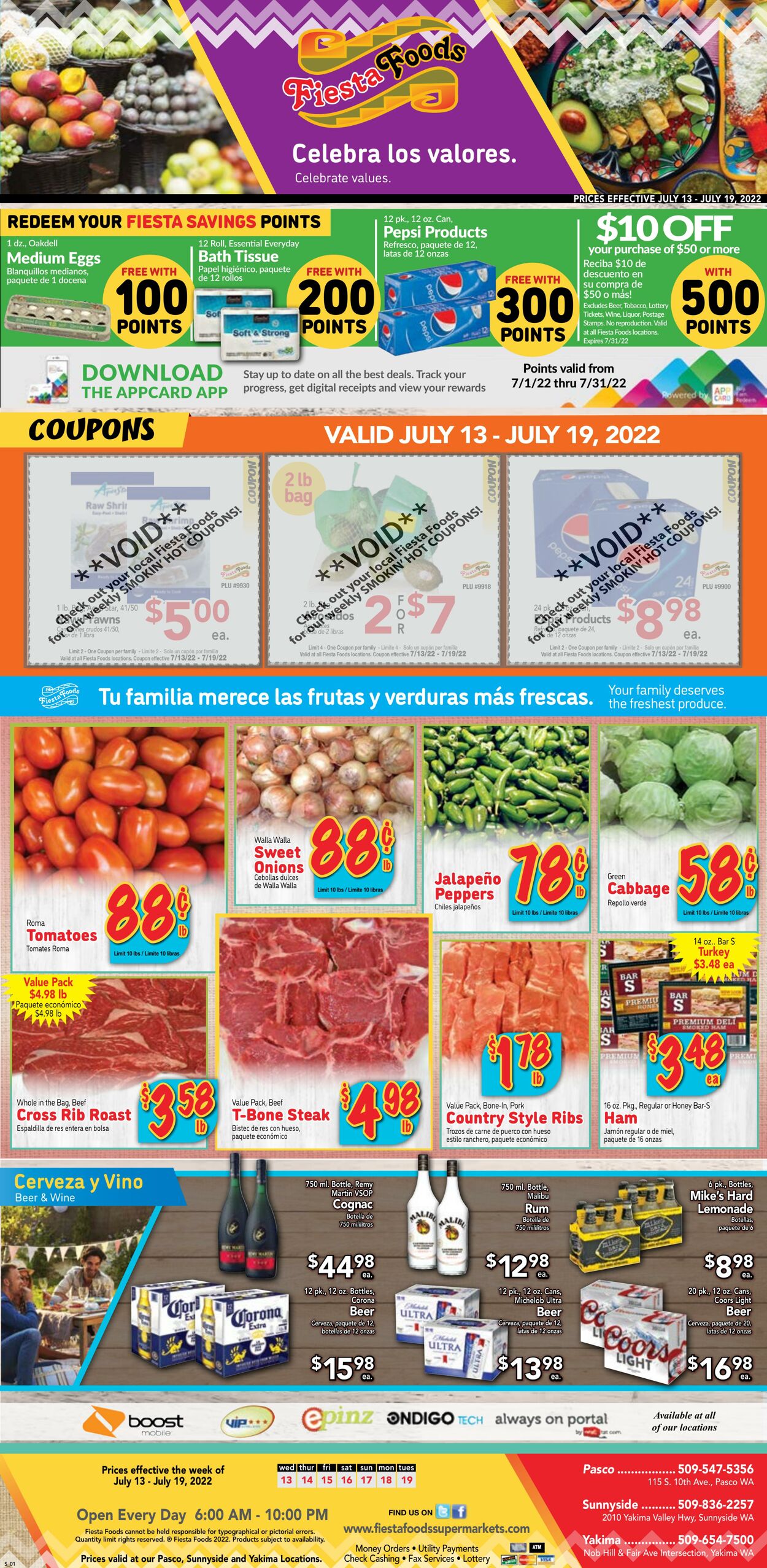 Weekly ad Fiesta Foods 07/13/2022 - 07/19/2022