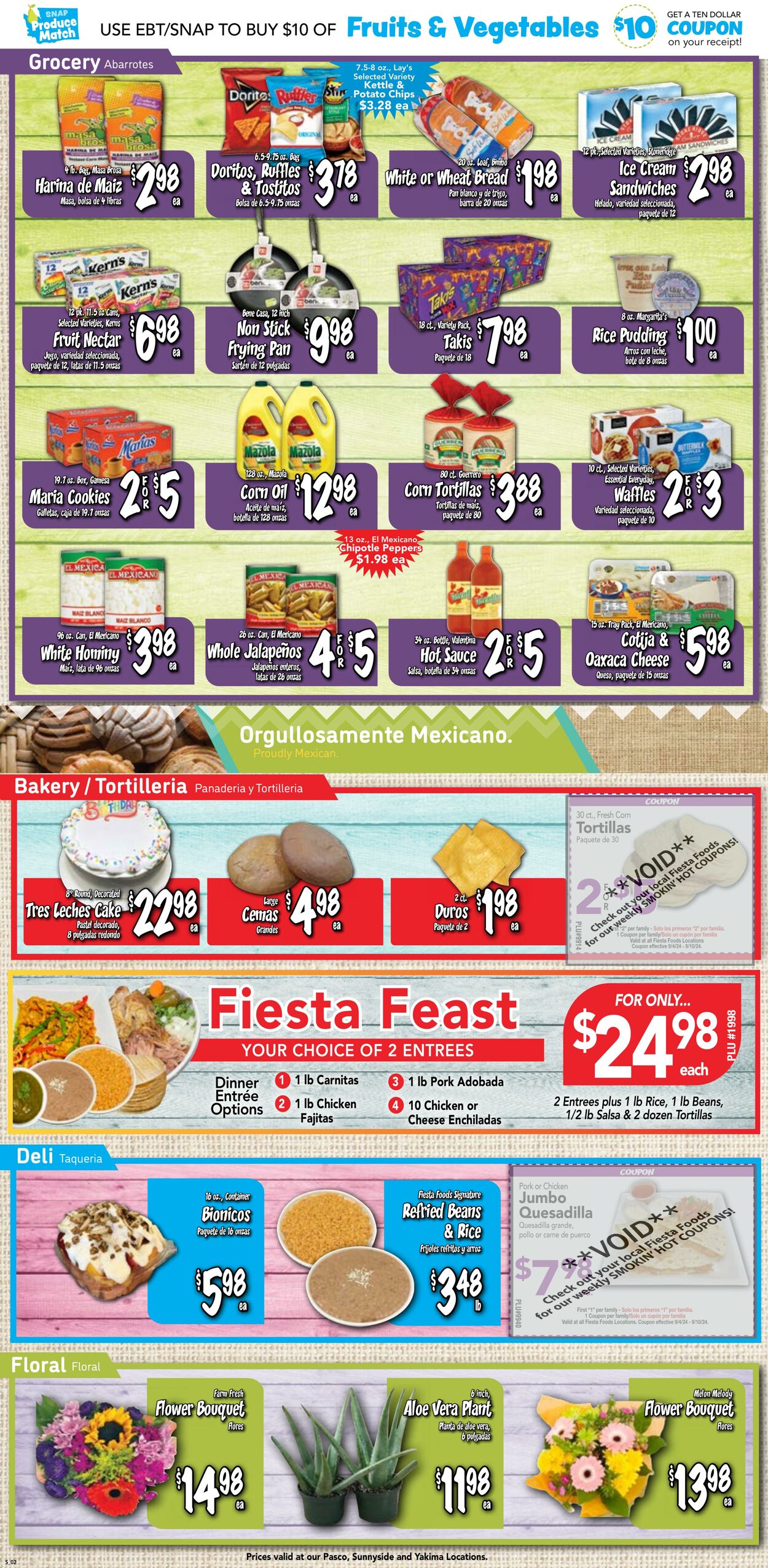 Weekly ad Fiesta Foods 09/04/2024 - 09/10/2024