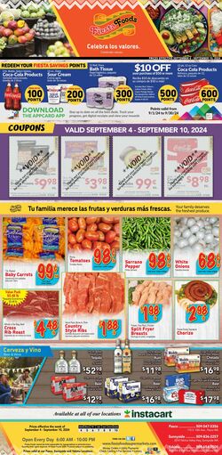 Weekly ad Fiesta Foods 08/28/2024 - 09/03/2024