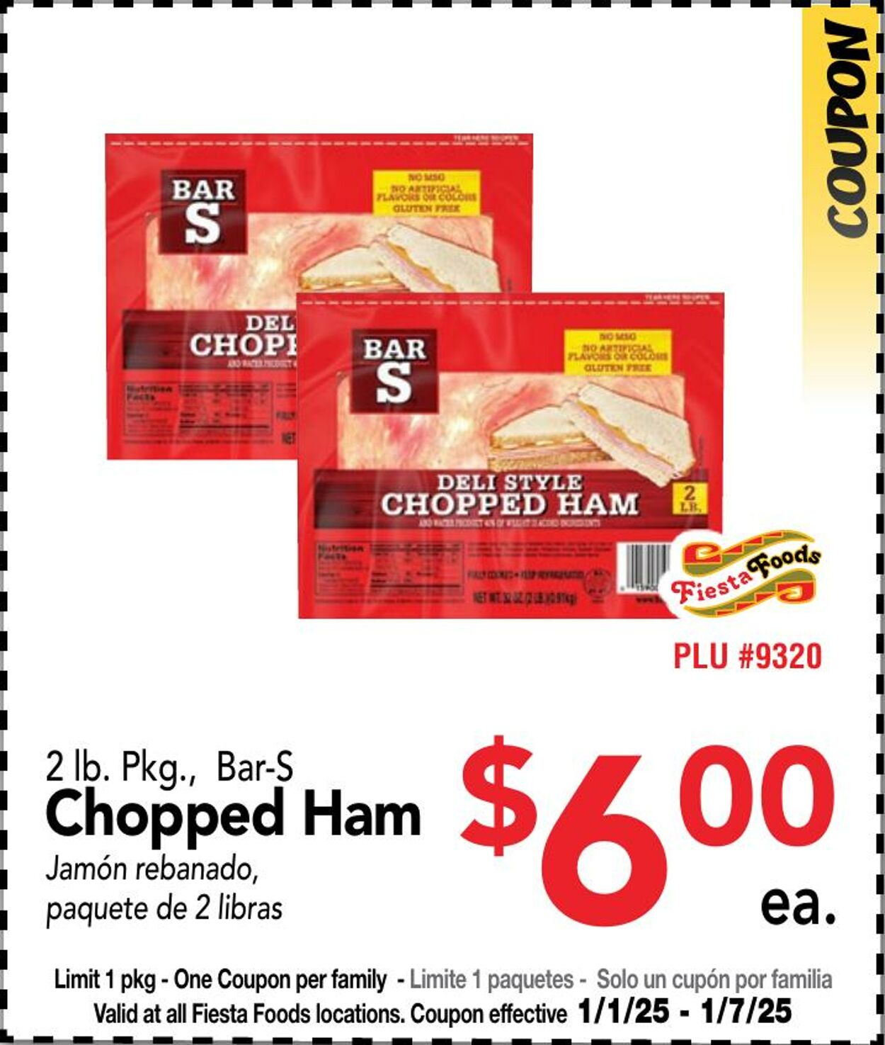 Weekly ad Fiesta Foods 01/01/2025 - 01/07/2025