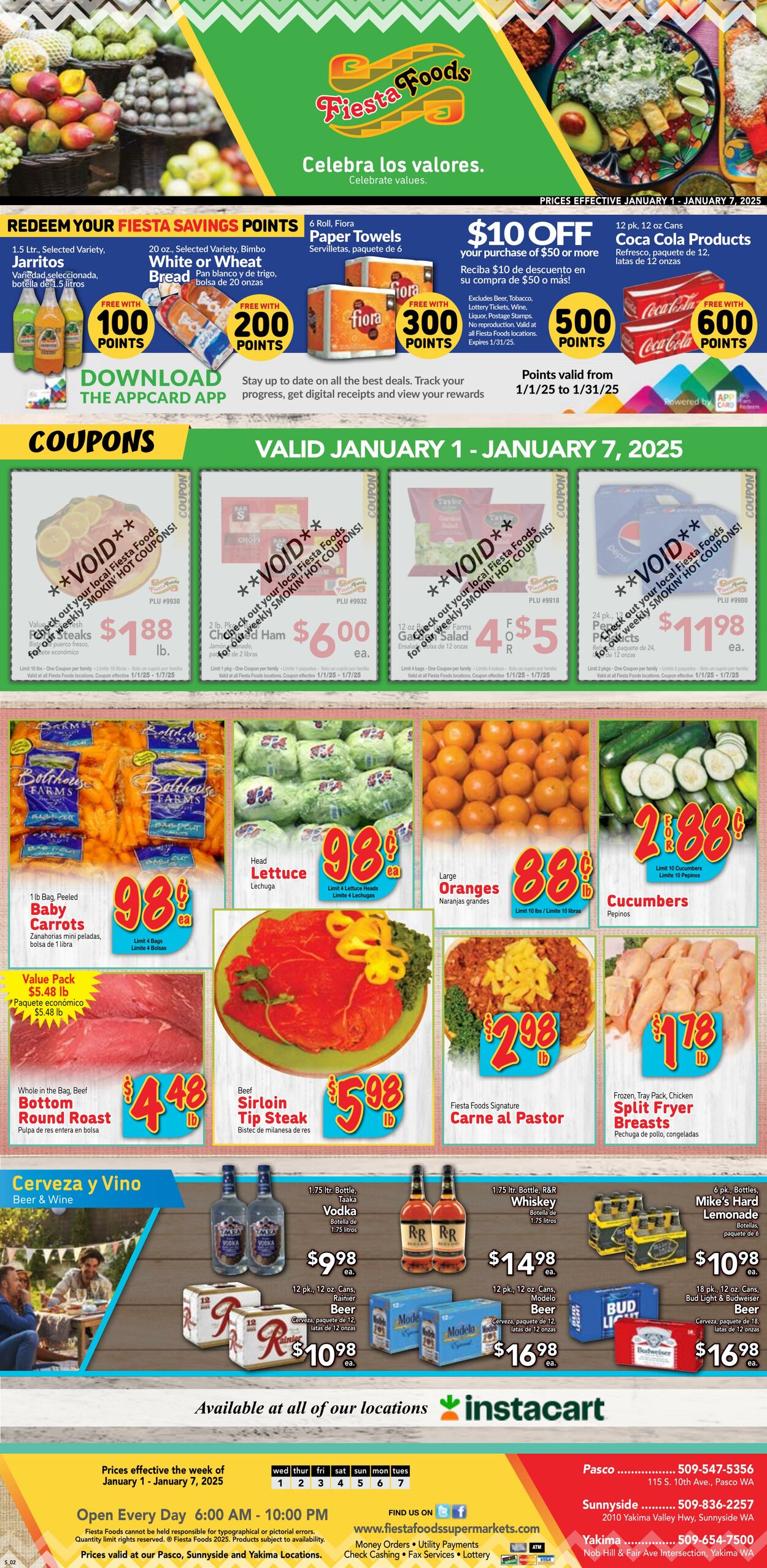 Weekly ad Fiesta Foods 01/01/2025 - 01/07/2025