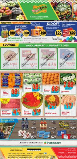 Weekly ad Fiesta Foods 07/20/2022 - 07/26/2022