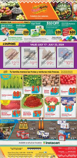 Weekly ad Fiesta Foods 07/17/2024 - 07/23/2024