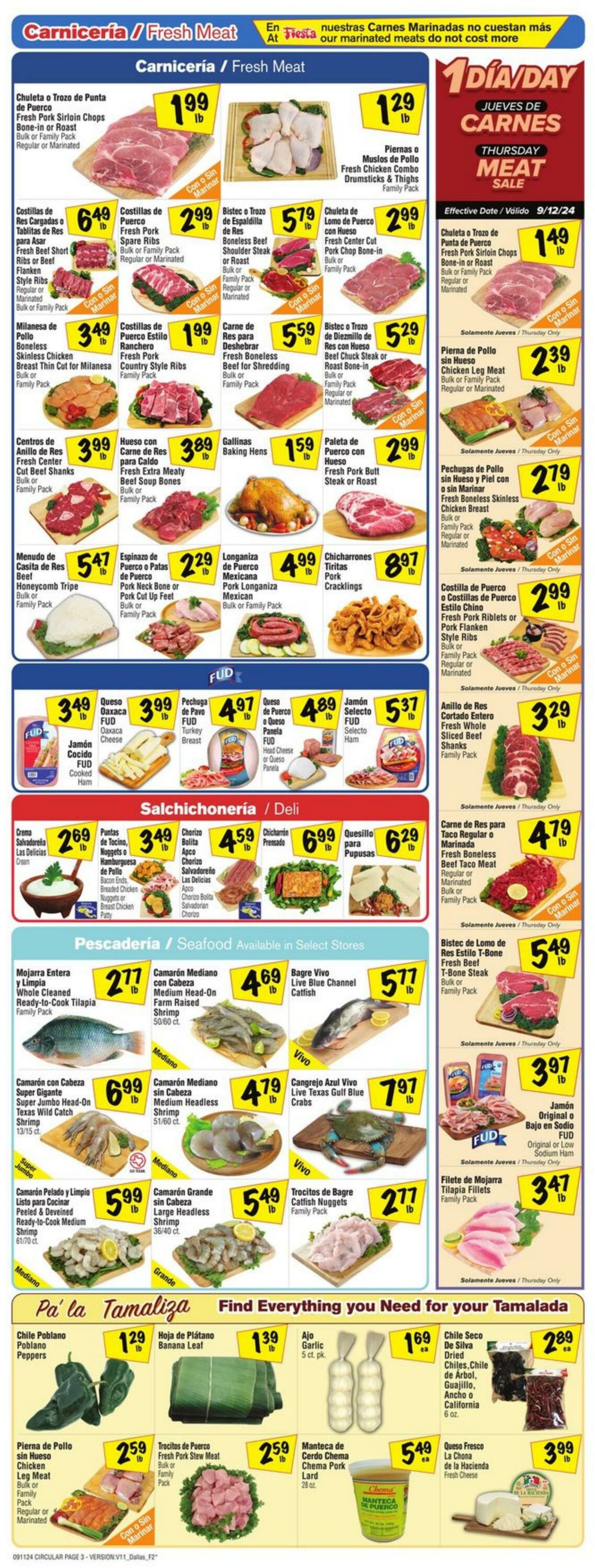 Weekly ad Fiesta Mart 09/11/2024 - 09/17/2024