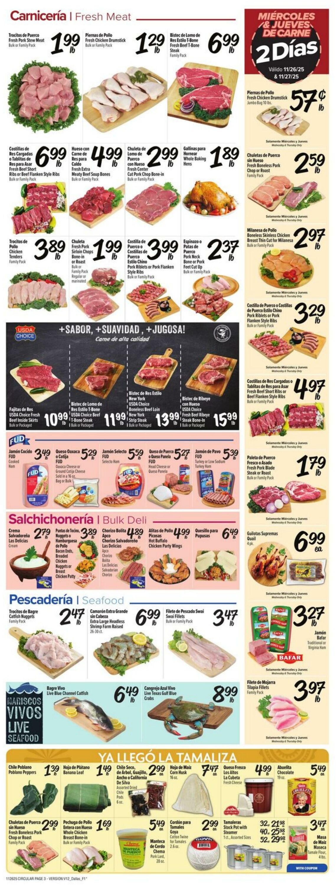 Weekly ad Fiesta Mart 11/26/2025 - 12/02/2025