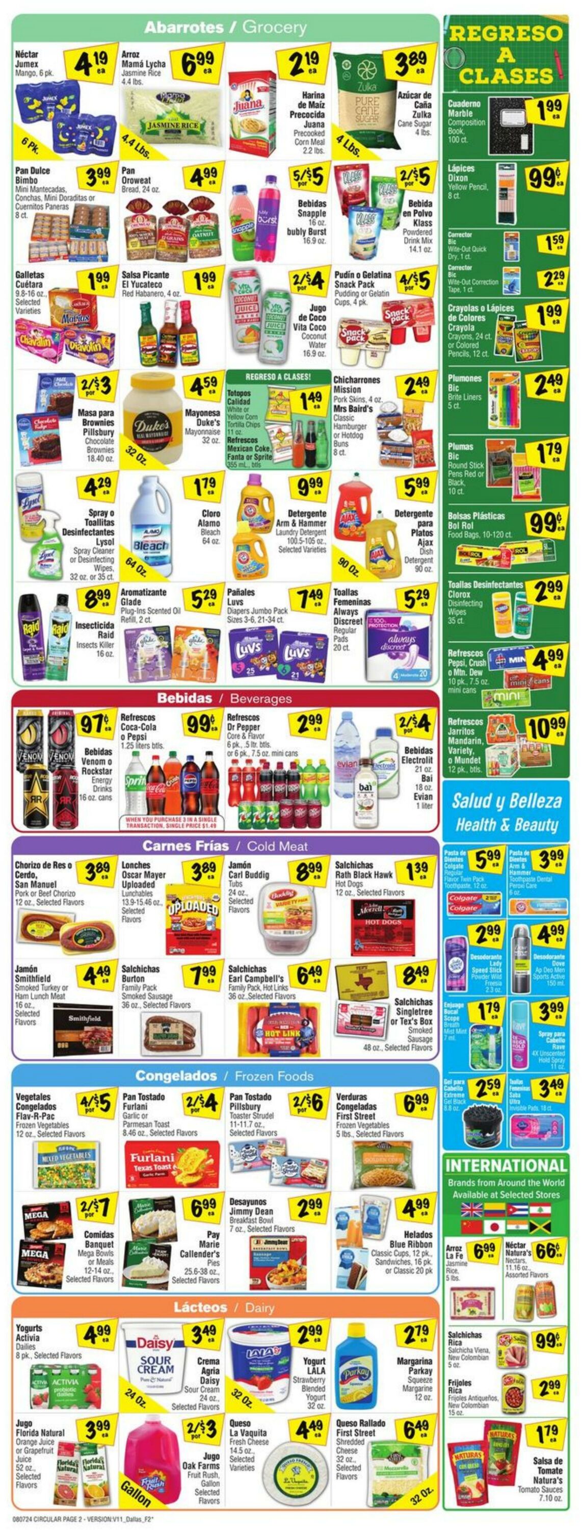 Weekly ad Fiesta Mart 08/07/2024 - 08/13/2024