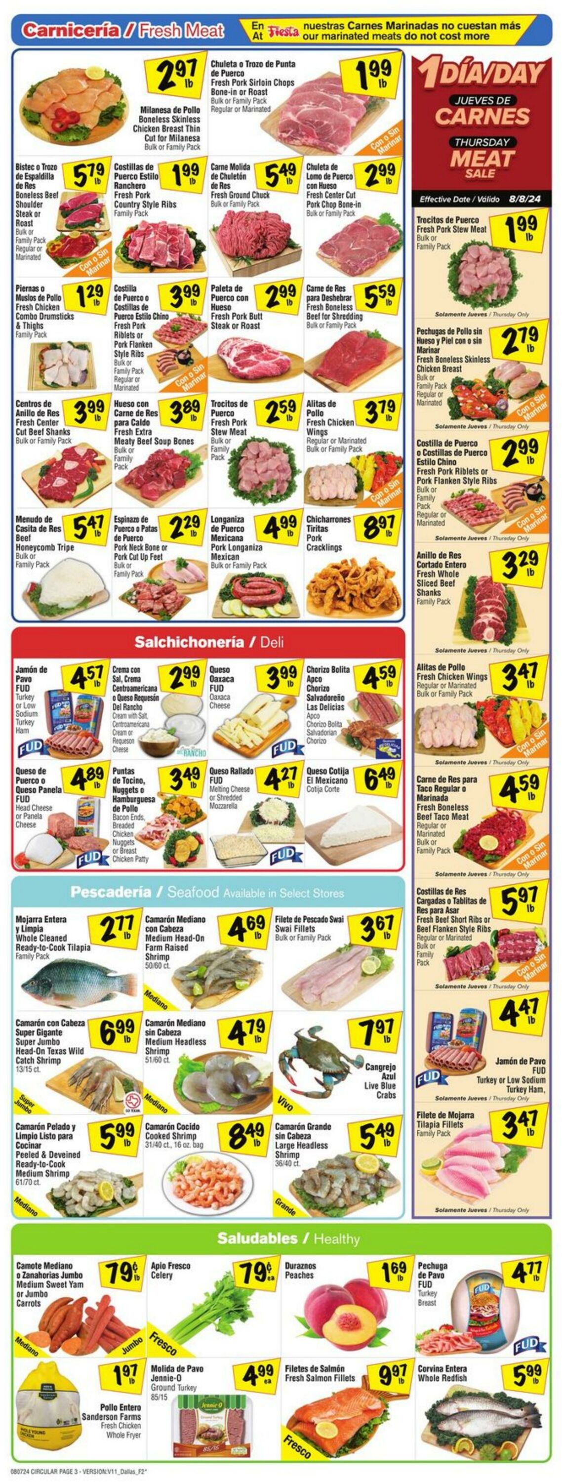 Weekly ad Fiesta Mart 08/07/2024 - 08/13/2024