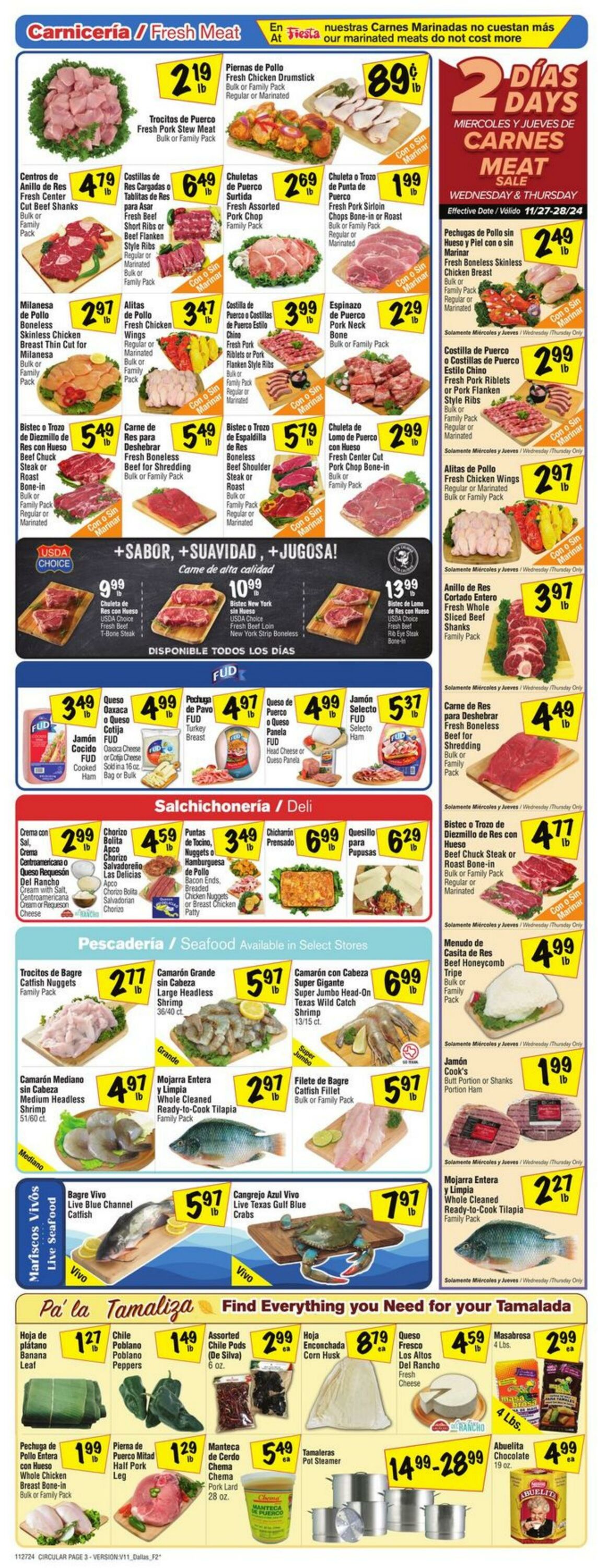 Weekly ad Fiesta Mart 11/27/2024 - 12/03/2024