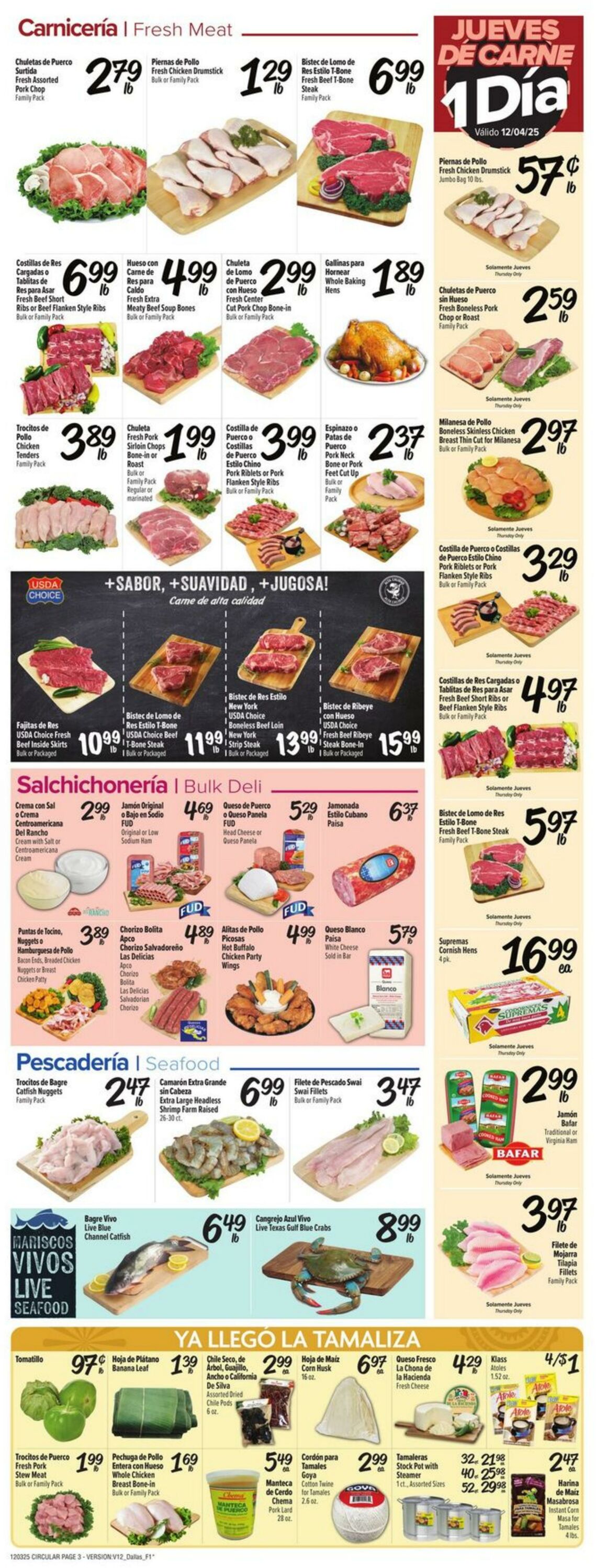 Weekly ad Fiesta Mart 12/03/2025 - 12/09/2025