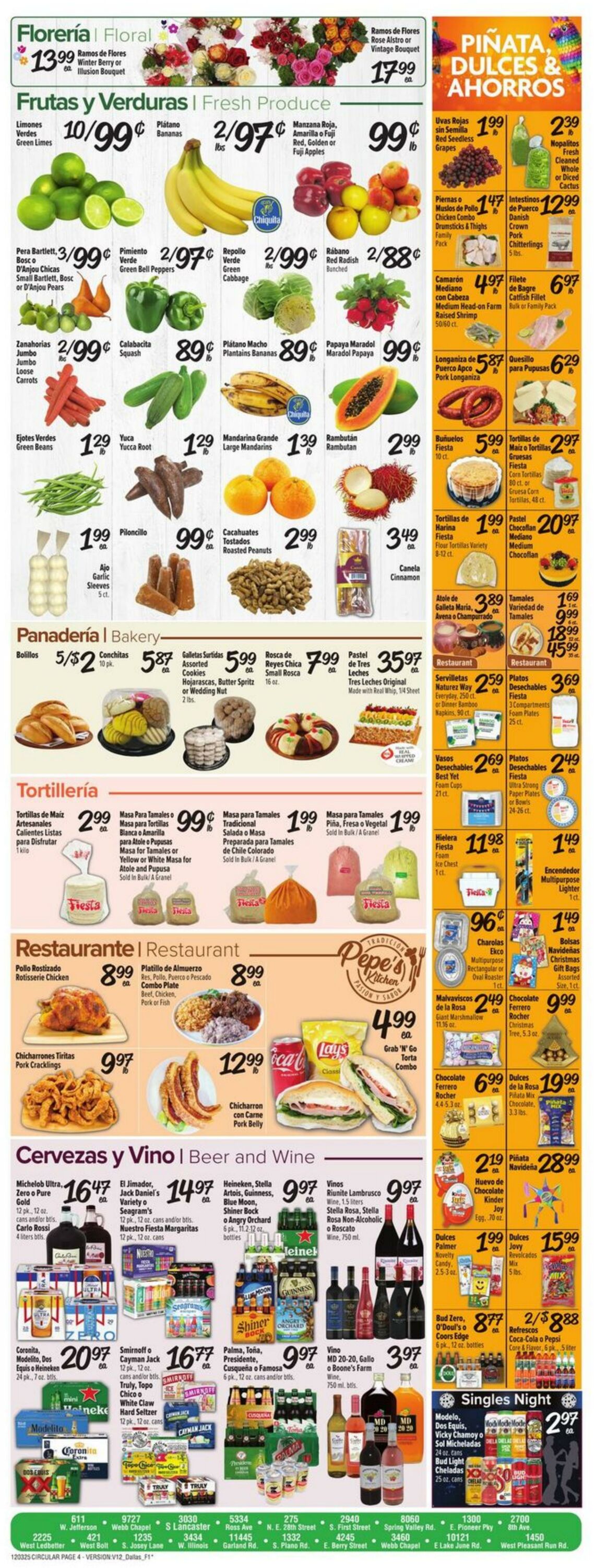 Weekly ad Fiesta Mart 12/03/2025 - 12/09/2025