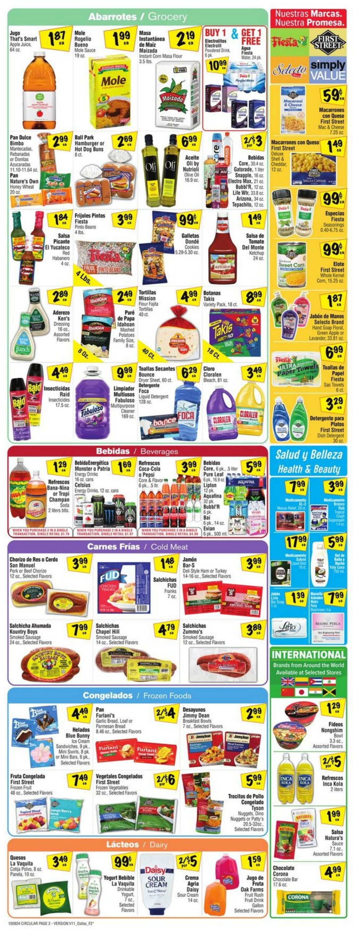 Weekly ad Fiesta Mart 10/09/2024 - 10/15/2024