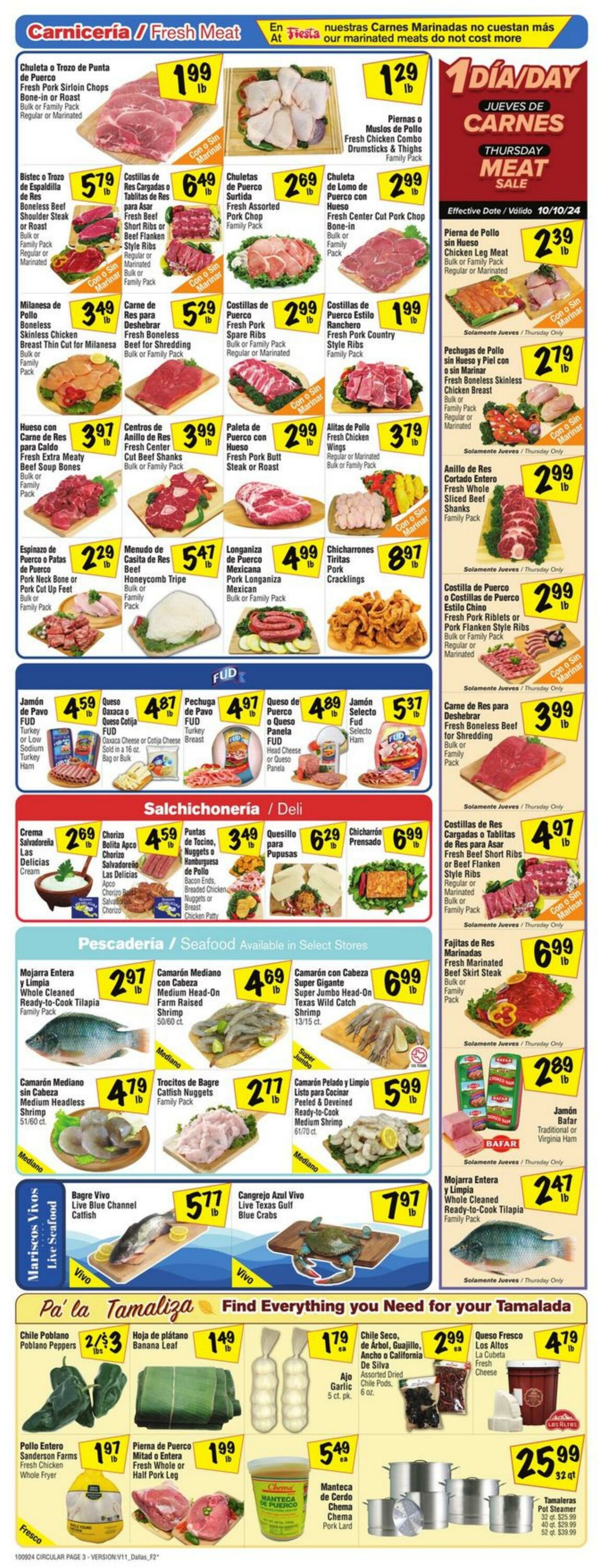 Weekly ad Fiesta Mart 10/09/2024 - 10/15/2024