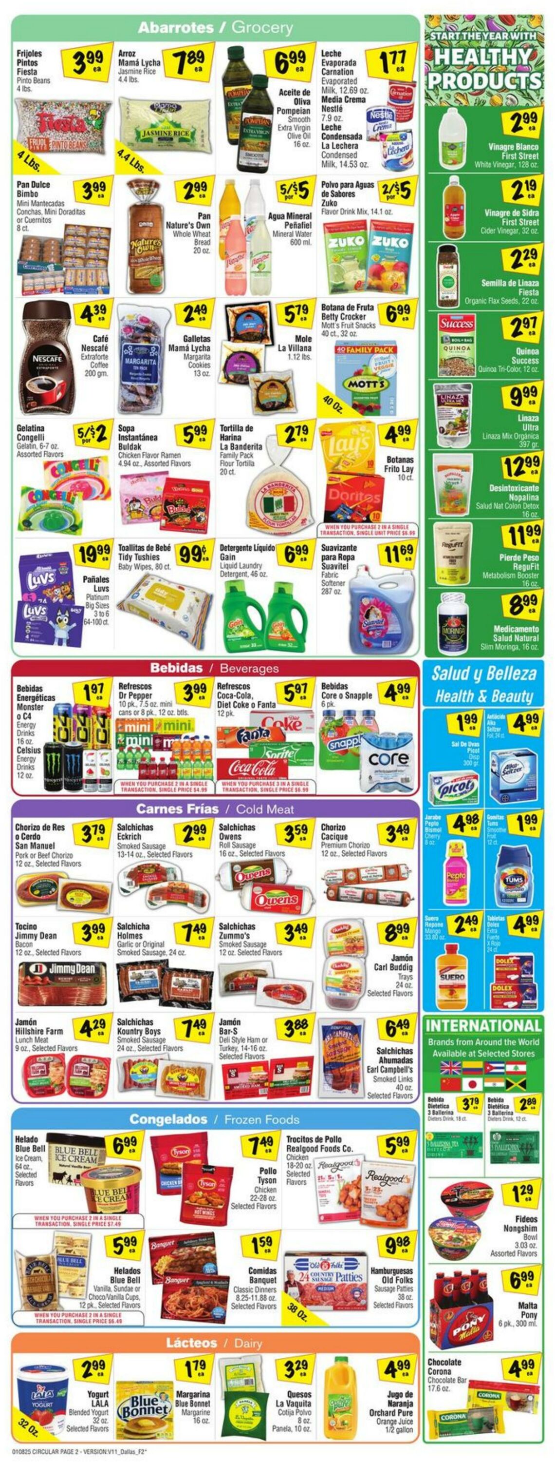 Weekly ad Fiesta Mart 01/08/2025 - 01/14/2025