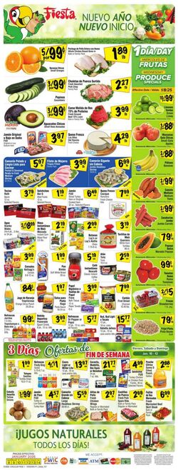 Weekly ad Fiesta Mart 01/08/2025 - 01/14/2025