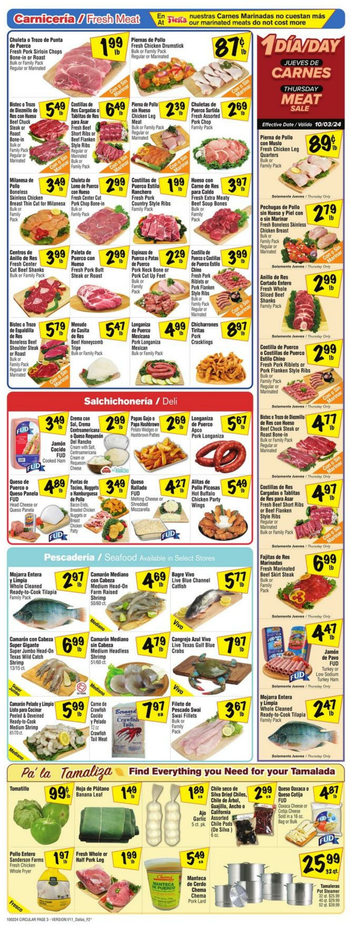 Weekly ad Fiesta Mart 10/02/2024 - 10/08/2024