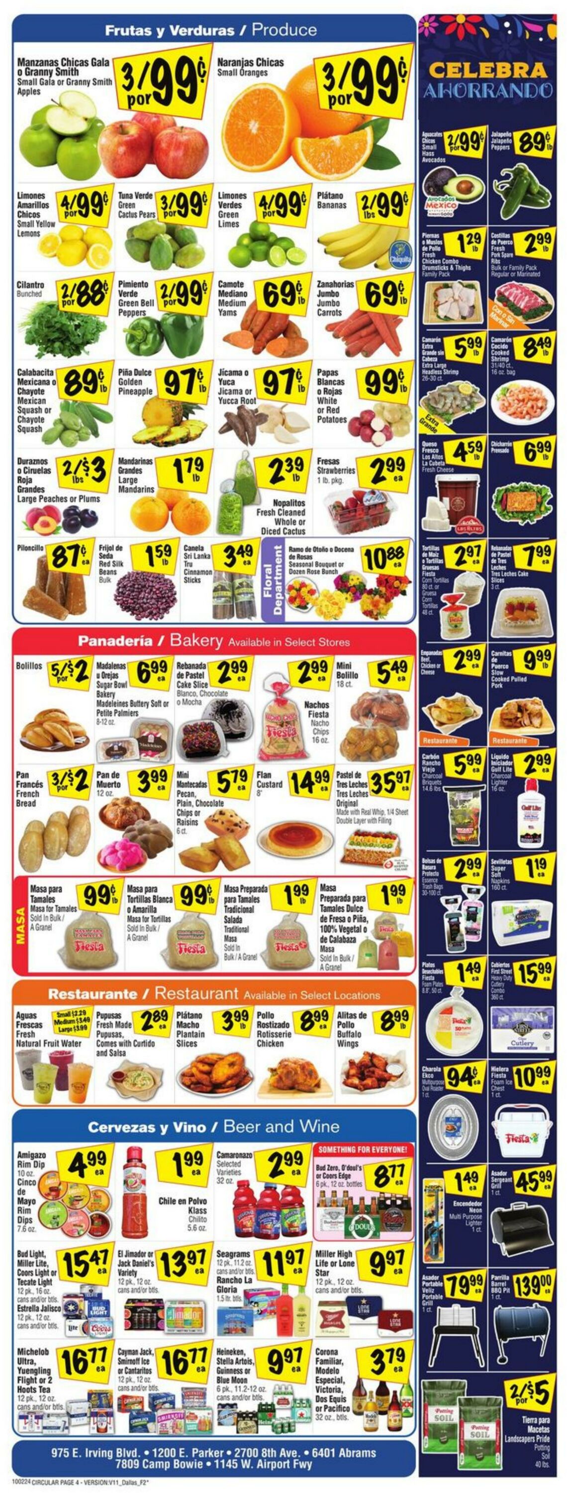 Weekly ad Fiesta Mart 10/02/2024 - 10/08/2024