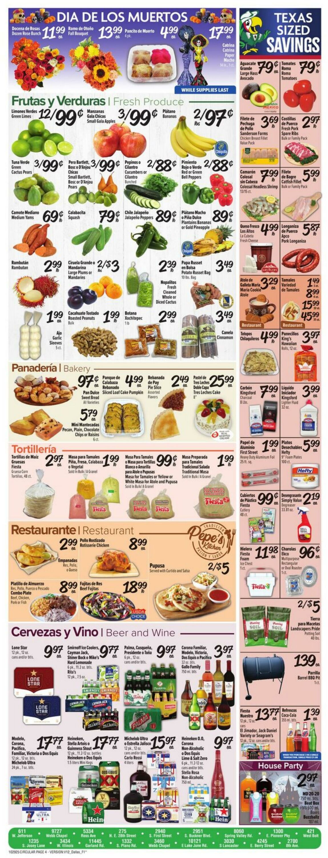 Weekly ad Fiesta Mart 10/29/2025 - 11/04/2025