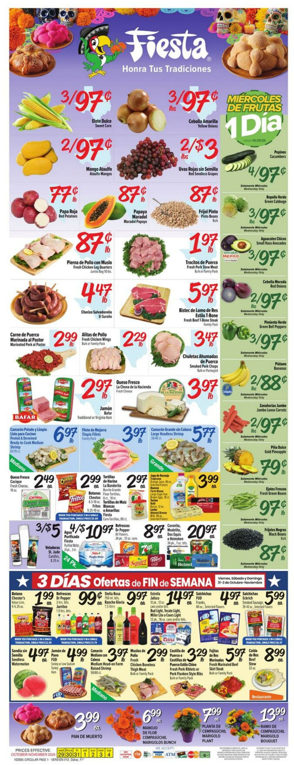 Weekly ad Fiesta Mart 10/29/2025 - 11/04/2025
