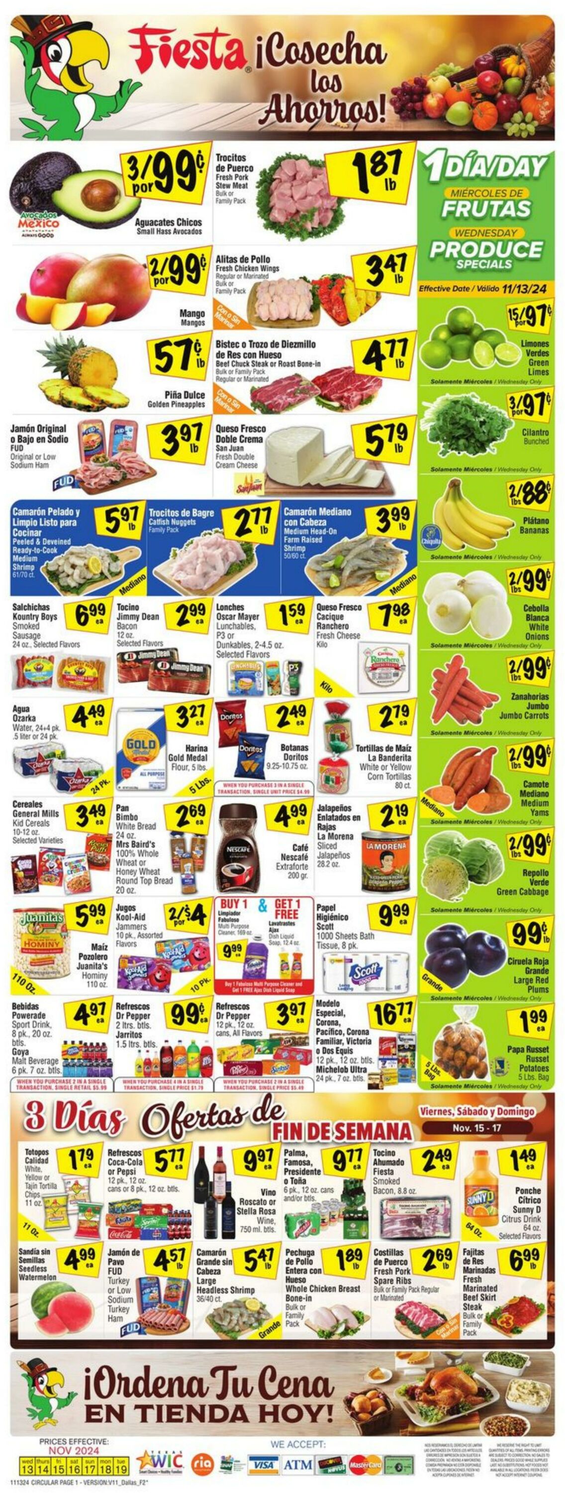 Weekly ad Fiesta Mart 11/13/2024 - 11/19/2024