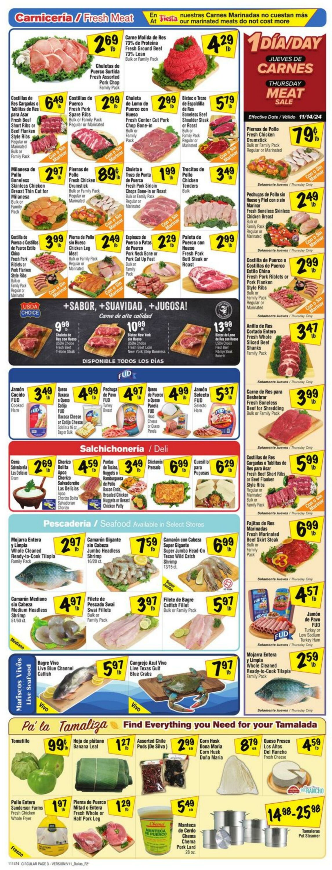 Weekly ad Fiesta Mart 11/13/2024 - 11/19/2024