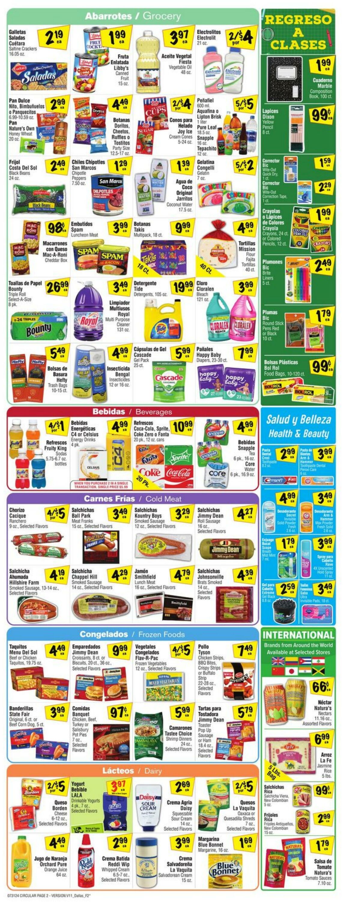 Weekly ad Fiesta Mart 07/31/2024 - 08/06/2024