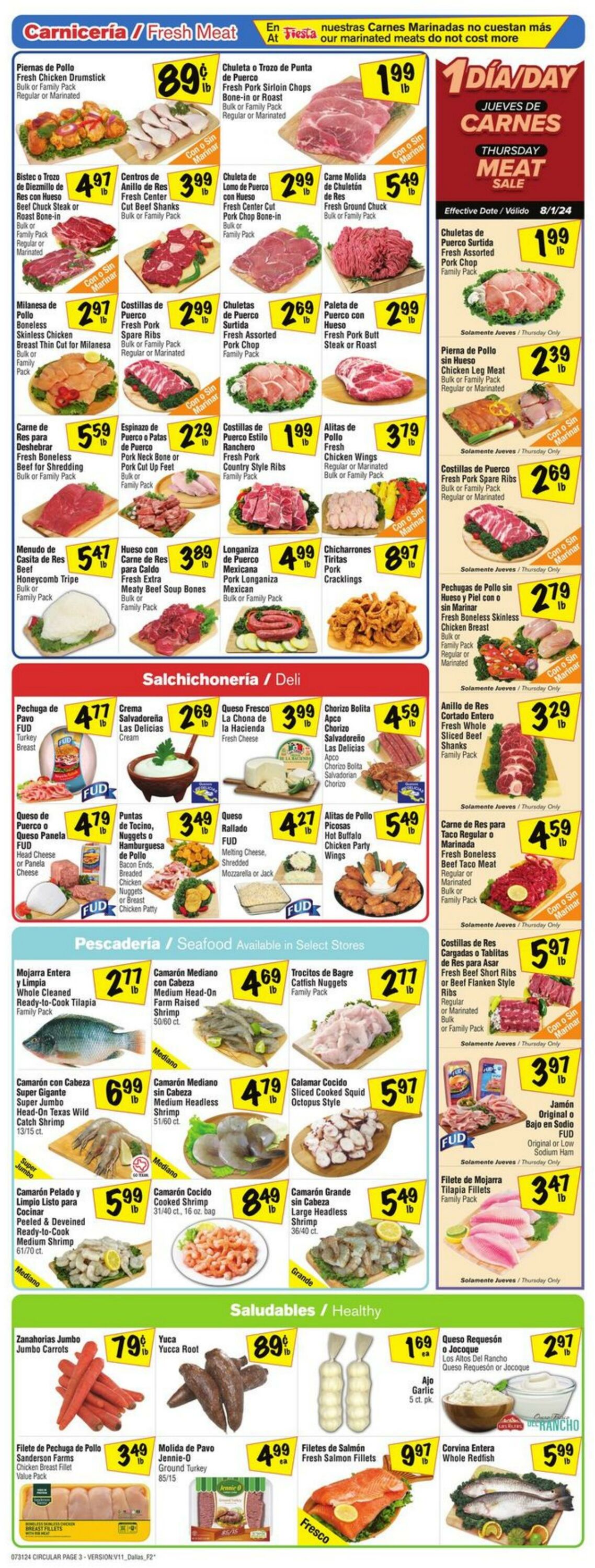 Weekly ad Fiesta Mart 07/31/2024 - 08/06/2024