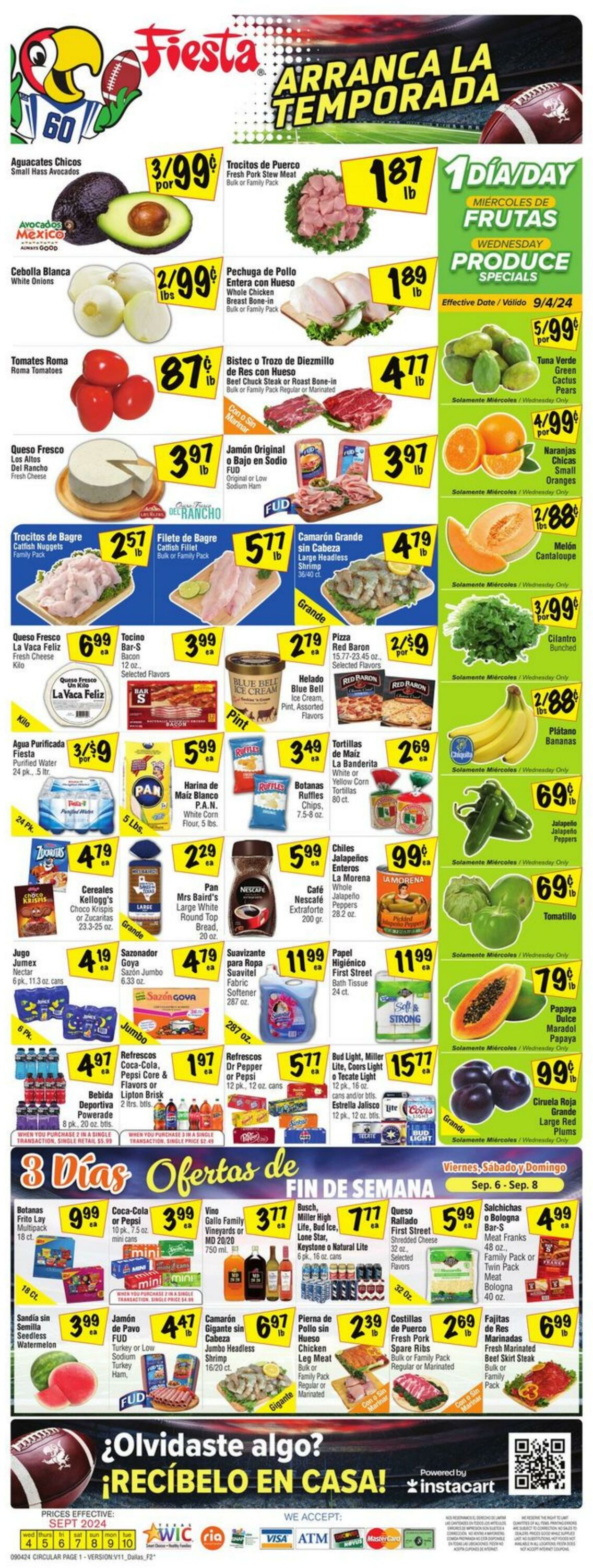 Weekly ad Fiesta Mart 09/04/2024 - 09/10/2024