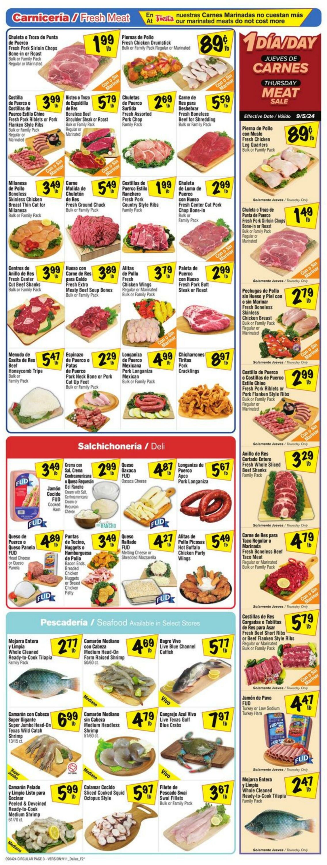 Weekly ad Fiesta Mart 09/04/2024 - 09/10/2024