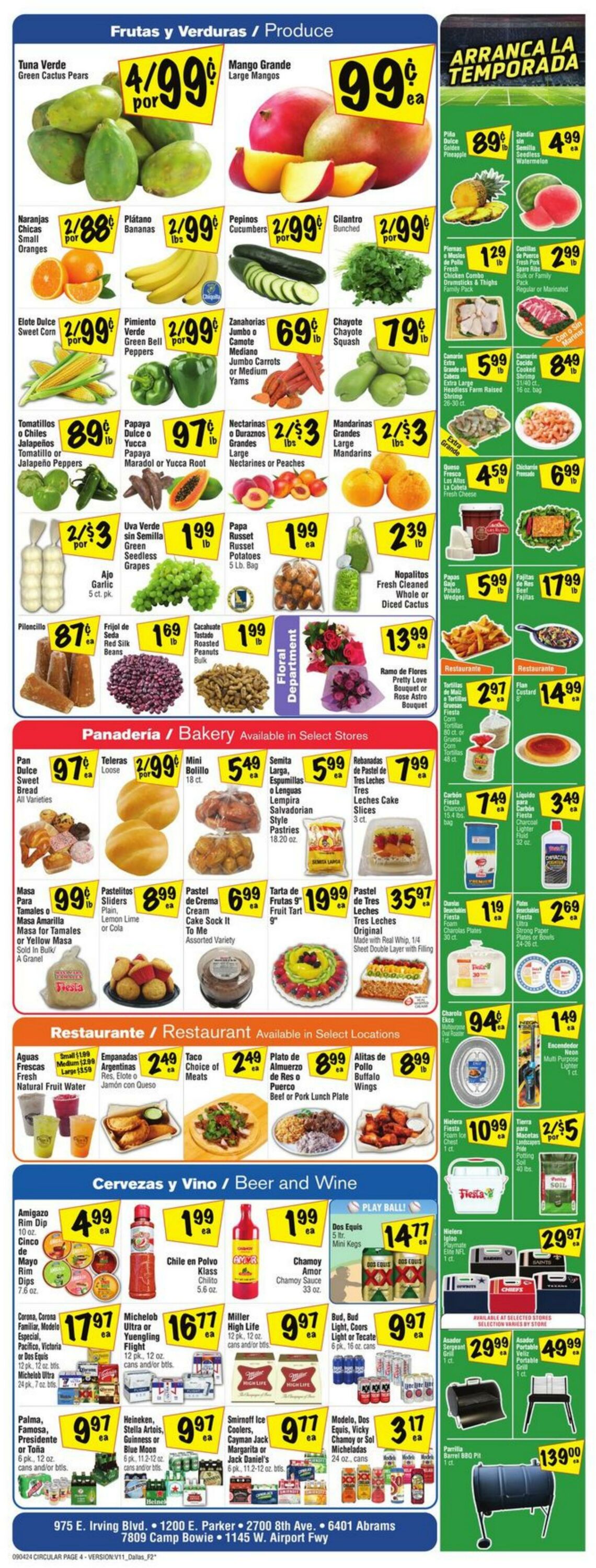 Weekly ad Fiesta Mart 09/04/2024 - 09/10/2024