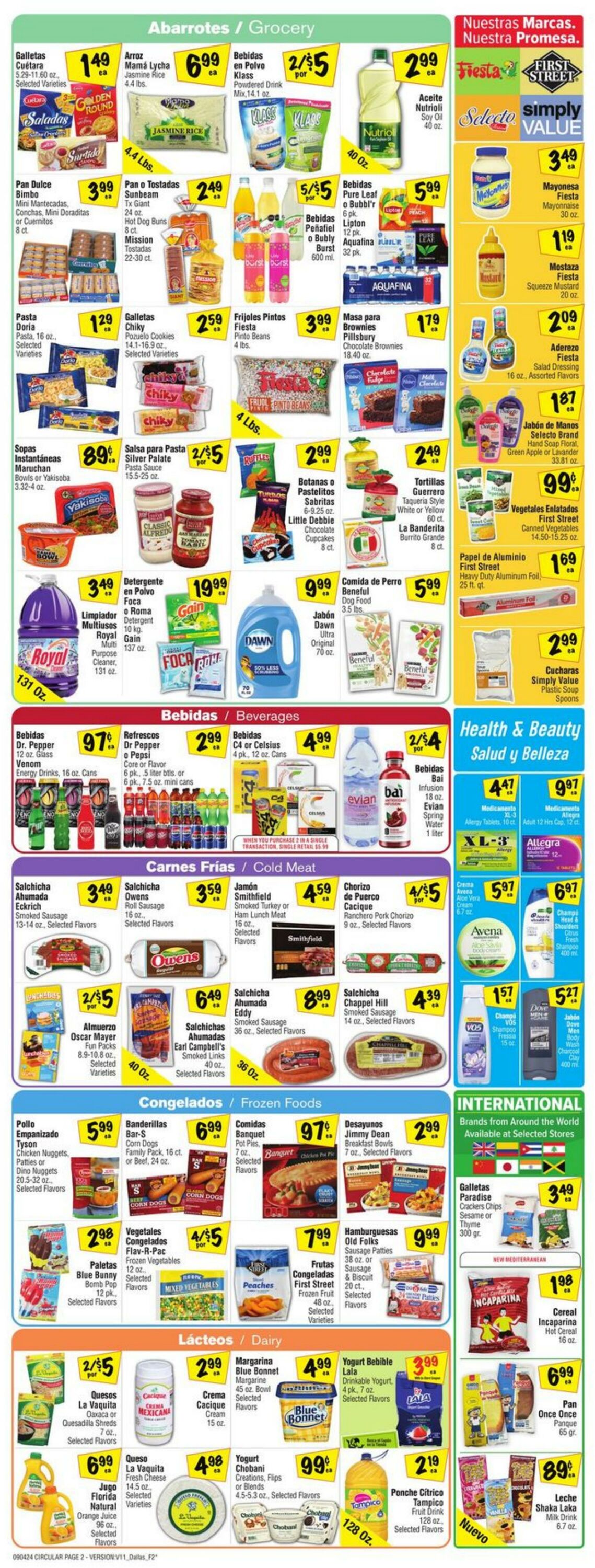 Weekly ad Fiesta Mart 09/04/2024 - 09/10/2024