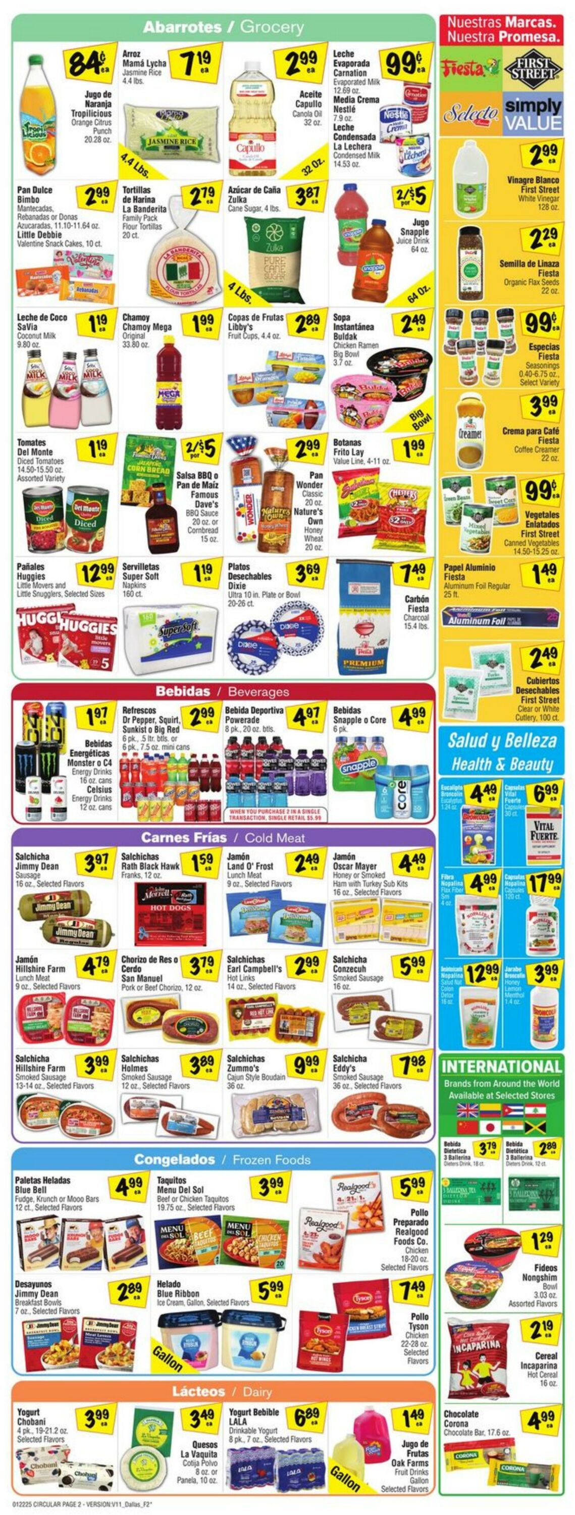 Weekly ad Fiesta Mart 01/22/2025 - 01/28/2025