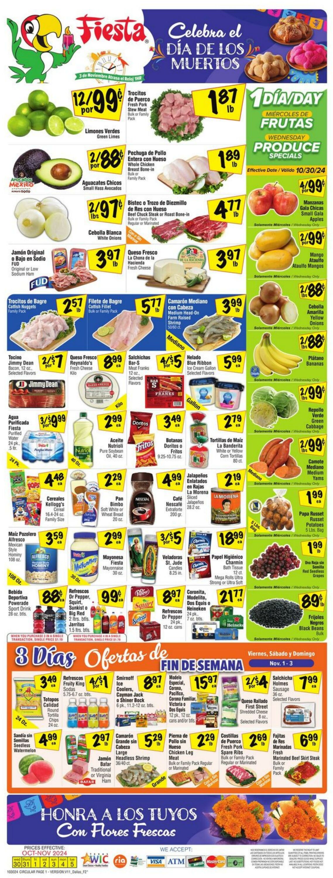 Weekly ad Fiesta Mart 10/30/2024 - 11/05/2024