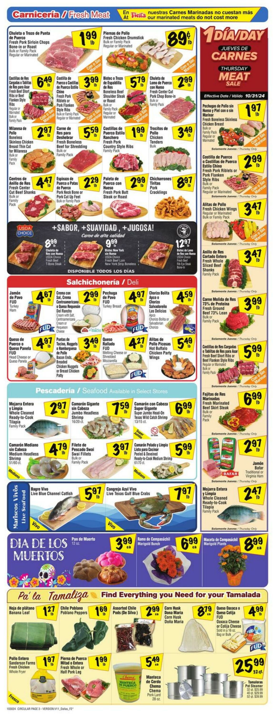 Weekly ad Fiesta Mart 10/30/2024 - 11/05/2024