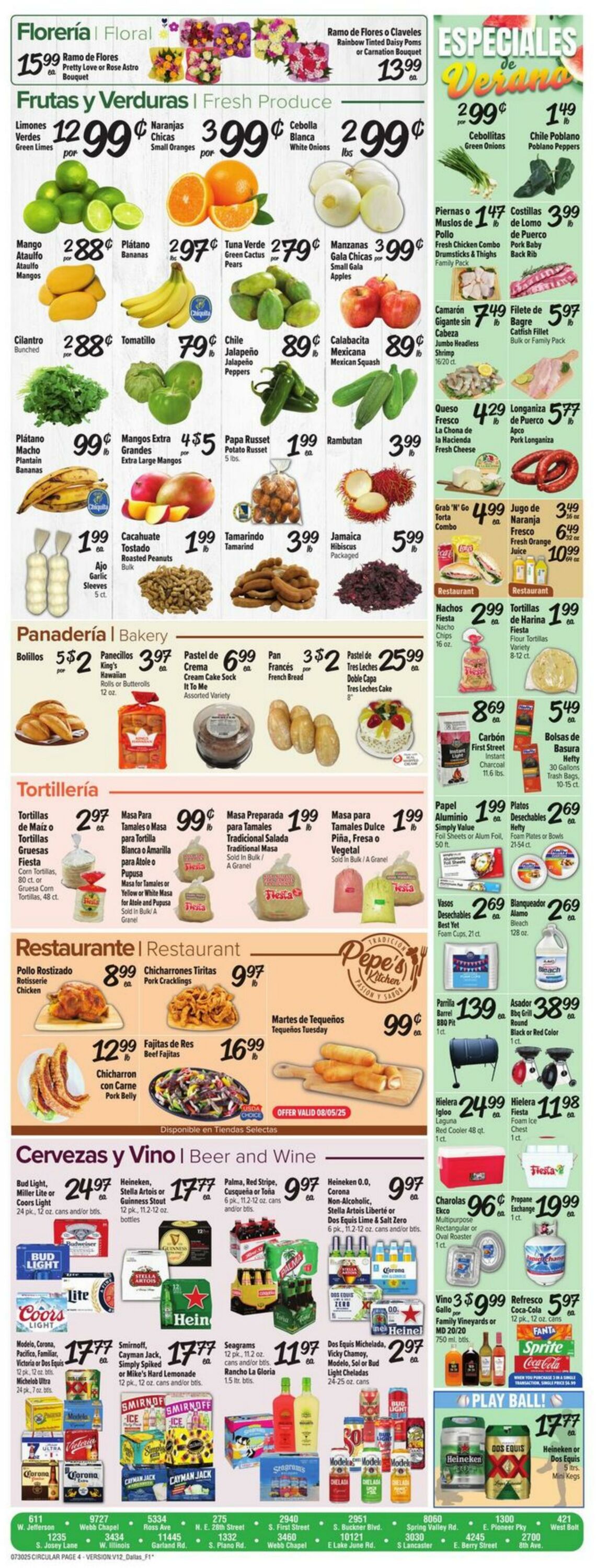Weekly ad Fiesta Mart 07/30/2025 - 08/05/2025