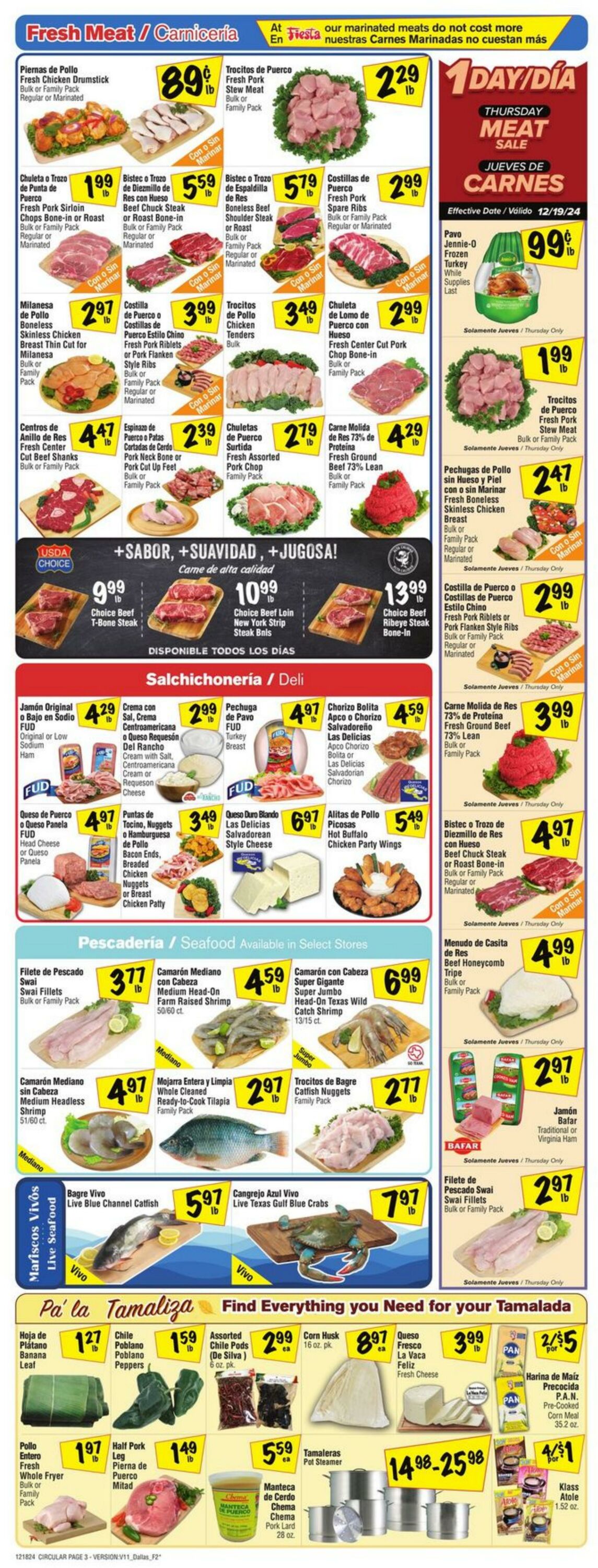 Weekly ad Fiesta Mart 12/18/2024 - 12/24/2024