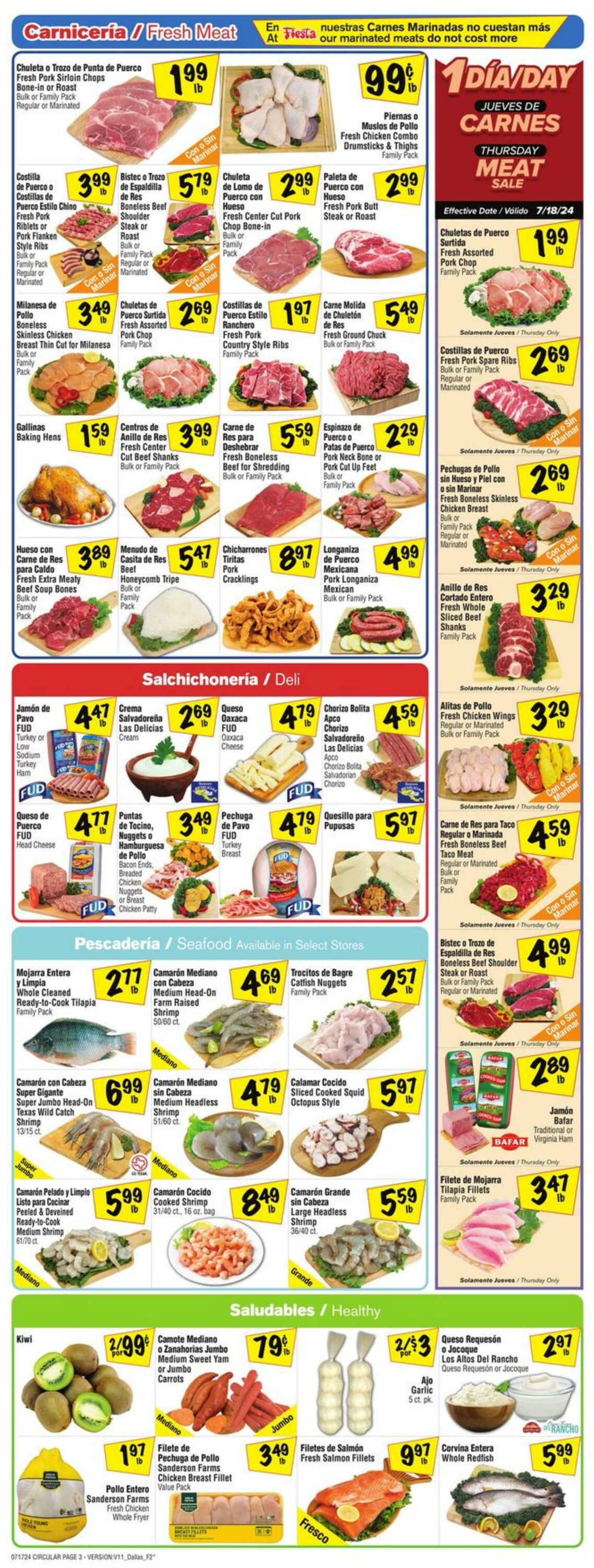 Weekly ad Fiesta Mart 07/17/2024 - 07/23/2024